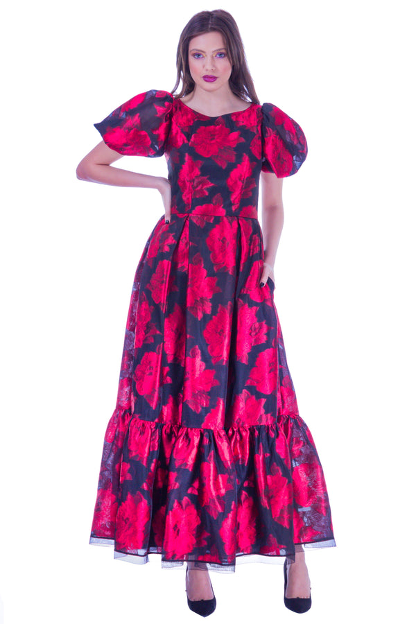 Rochie voal imprimat I-3